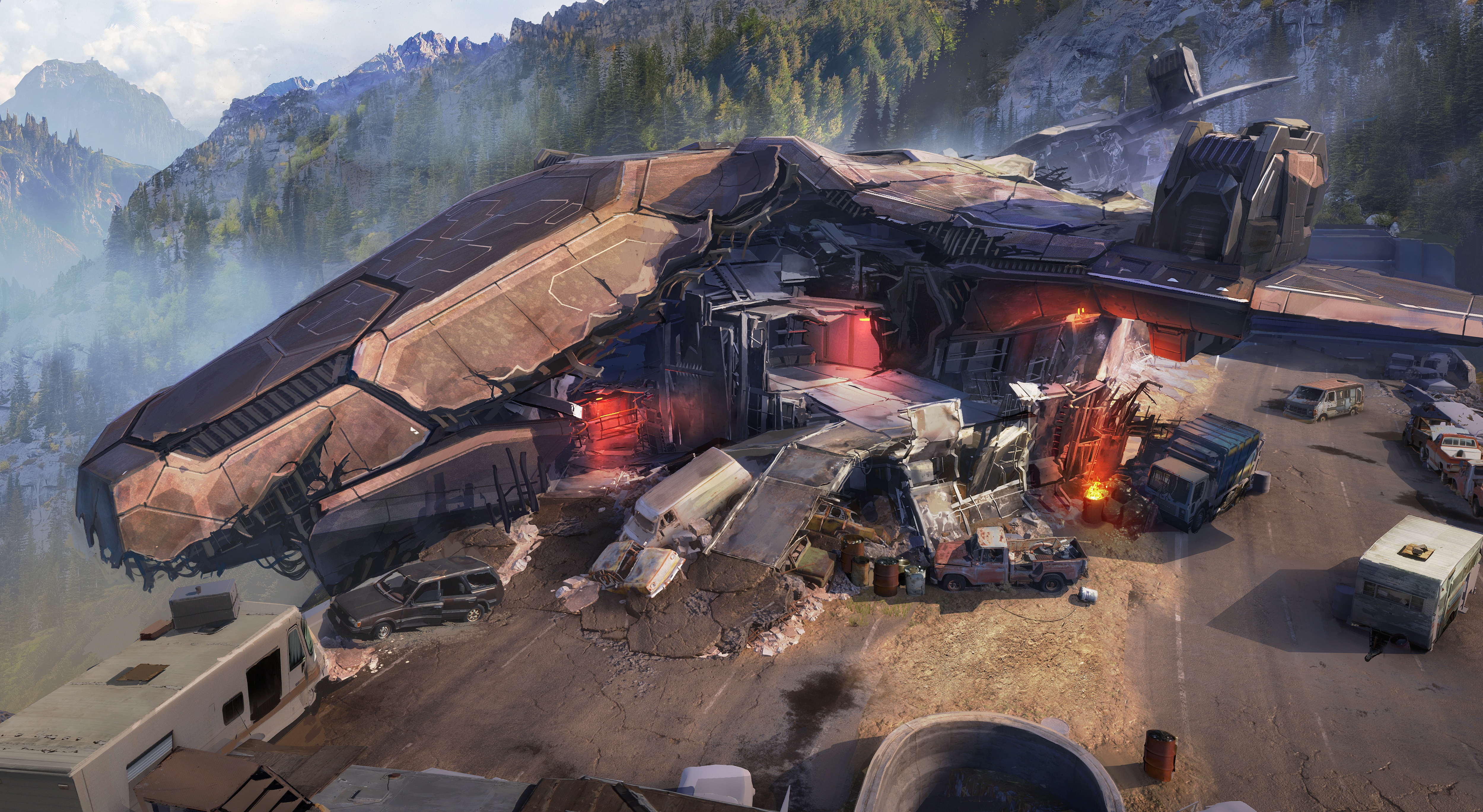 Cargo Ship_Crashed Paintover_01